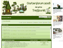 Tablet Screenshot of gartenforum.talk4um.de